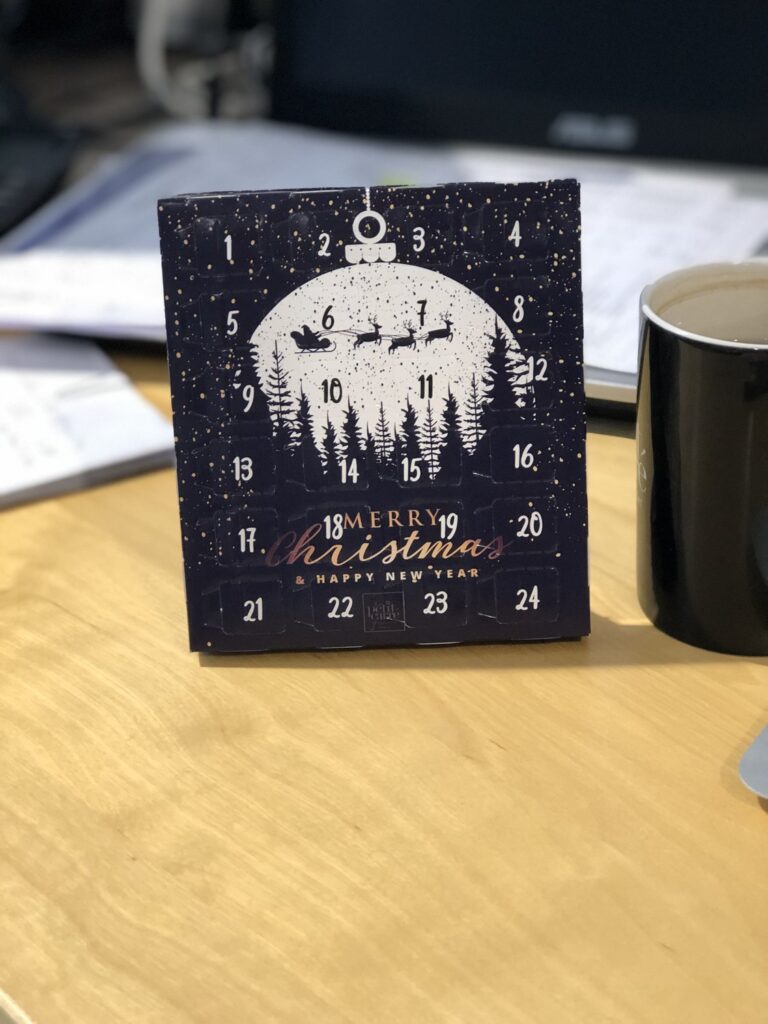 calendrier de l'avent personnalisable